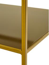 Kovový konzolový stolek Tensio Duo, Mosazná