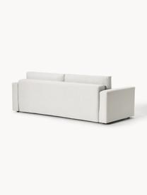 Divano letto 3 posti con contenitore Tasha, Rivestimento: 100% poliestere Il rivest, Struttura: legno di pino massiccio, , Piedini: plastica Questo prodotto , Tessuto greige, Larg. 235 x Prof. 100 cm