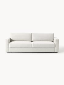 Schlafsofa Tasha (3-Sitzer) mit Stauraum, Bezug: 100% Polyester Der hochwe, Füße: Massives Kiefernholz, Spe, Füße: Kunststoff Dieses Produkt, Webstoff Greige, B 235 x T 100 cm