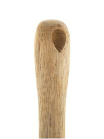 Marmor-Küchenrollenhalter Dyno, Stange: Holz, Sockel: Marmor, Holz, Rot marmoriert, Ø 15 x H 37 cm