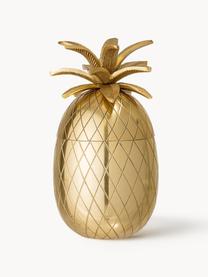 Kleiner Eiseimer Pineapple, Aluminium, vergoldet, Goldfarben, Ø 13 x H 24 cm