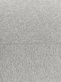 Pouf en tissu bouclé Sofia, Bouclé gris clair, larg. 99 x prof. 78 cm