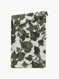 Tischdecke Ivy, verschiedene Größen, 100 % Baumwolle, Dunkelgrün, Schwarz, Off White, 6-8 Personen (L 250 x B 145 cm)
