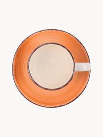 Tazas espresso con platito Baita, 6 uds., Gres (dolomita) pintado artesanalmente, Multicolor, Ø 7 x Al 6 cm, 90 ml