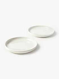 Set 12 piatti in porcellana Nessa, 4 persone, Porcellana a pasta dura di alta qualità, Bianco latte lucido, 4 persone (12 pz)