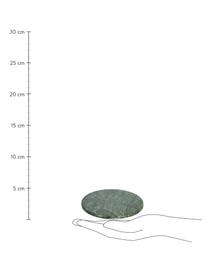 Komplet podstawek z marmuru Tressa, 4 szt., Marmur, Zielony marmur, Ø 10 x W 1 cm