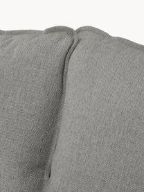 Narożna sofa Tribeca, Tapicerka: 100% poliester Dzięki tka, Stelaż: lite drewno sosnowe, Nogi: lite drewno bukowe, lakie, Taupe tkanina, S 356 x G 195 cm, lewostronna