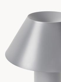 Lampada da tavolo Niko, Paralume: metallo rivestito, Grigio, Ø 35 x Alt. 55 cm