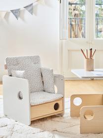 Silla infantil Nuun, Tablero de fibras de densidad media (MDF), Madera, blanco, An 36 x F 36 cm