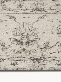 Tapis beige gris vintage chenille tissé main Sofia, Beige, gris, larg. 160 x long. 230 cm (taille M)