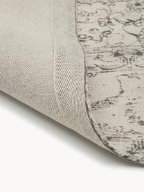 Tapis beige gris vintage chenille tissé main Sofia, Beige, gris, larg. 160 x long. 230 cm (taille M)
