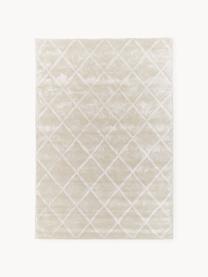 Ručne tuftovaný koberec z viskózy Shiny, Svetlobéžová, Š 160 x D 230 cm (veľkosť M)