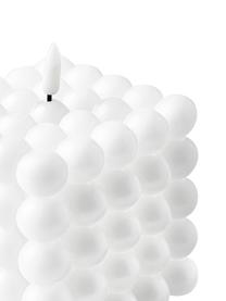 Vela LED Bolle, a pilas, Cera, plástico, Blanco, An 10 x Al 13 cm