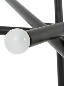 Design Pendelleuchte Sticks, Baldachin: Metall, pulverbeschichtet, Schwarz, Ø 60 cm