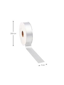 Geschenkband Victoria, Polyester, Silberfarben, B 3 x L 2000 cm