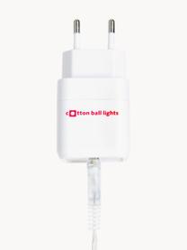 Guirnalda de luces LED Colorain, 378 cm, Linternas: poliéster con certificado, Cable: plástico con certificado , Blanco crema, tonos de rosa, rojo, L 378 cm