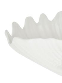 Schaal Shell, Keramiek, Wit, Ø 34 x H 9 cm