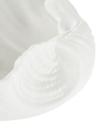 Schale Shell, Keramik, Weiss, Ø 34 x H 9 cm