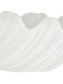 Schale Shell, Keramik, Weiss, Ø 34 x H 9 cm