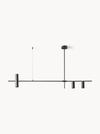 Grande suspension Cassandra, Métal, revêtement par poudre, Noir, larg. 143 x haut. 73 cm