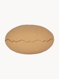 Juguetes de baño de silicona Dino Egg, 3 pzas., 100% silicona, Beige, tonos grises, Set de diferentes tamaños