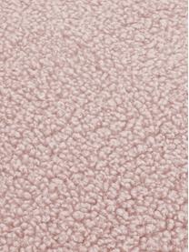 Flauschige Teddy-Kissenhülle Mille in Rosa, Vorderseite: 100% Polyester (Teddyfell, Rückseite: 100% Polyester (Teddyfell, Rosa, 45 x 45 cm