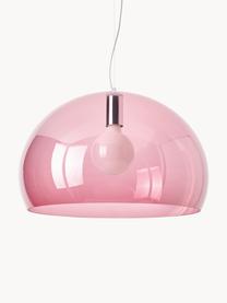 Lampada a sospensione FL/Y, Paralume: plastica, Rosa cipria, Ø 52 x Alt. 33 cm