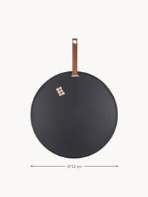 Magnetická nástěnka Perky, Polyurethan, Černá, hnědá, Ø 52 cm