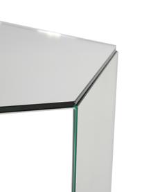 Table d'appoint effet verre miroir Scrape, MDF (panneau en fibres de bois à densité moyenne), verre miroir, Verre miroir, larg. 40 x haut. 60 cm