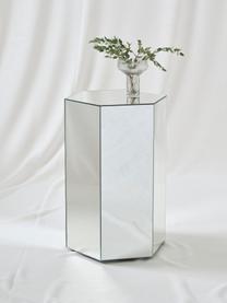 Stolik pomocniczy ze szkła z efektem lustra Scrape, Płyta pilśniowa średniej gęstości (MDF), szkło lustrzane, Szkło lustrzane, S 40 x W 60 cm