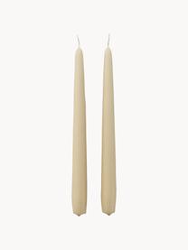 Steekkaarsen Madeon, 2 stuks, 40% stearine, 60% paraffine, Beige, H 25 cm