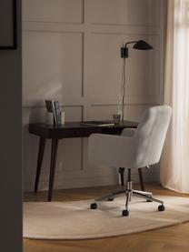 Chaise de bureau avec accoudoirs Benson, hauteur réglable, Tissu beige clair, larg. 66 x prof. 66 cm