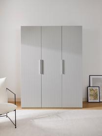 Armoire modulaire à portes battantes Simone, larg. 150 cm, plusieurs variantes, Bois, gris, Basic Interior, larg. 150 x haut. 200 cm