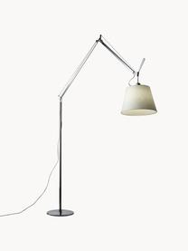 Velká nastavitelná lampa na čtení Tolomeo Mega, Světle žlutá, stříbrná, V 238 cm