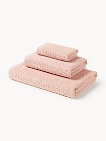 Komplet ręczników Niam, różne rozmiary, Brzoskwiniowy, 4 elem. (ręcznik do rąk, ręcznik kąpielowy)
