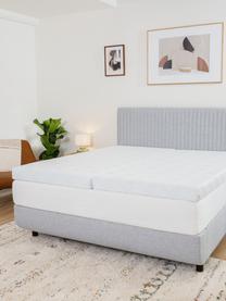 Viscoelastische Memory-Foam-Matratzenauflage Pro Plus SmartCool Firm, Oberseite: 61 % Polyester, 38 % Poly, Unterseite: 100 % Polyester, Fest, B 200 x L 200 cm