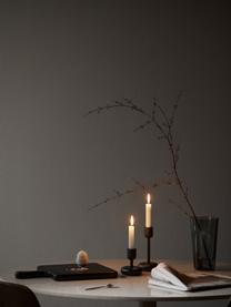 Mondgeblazen vaas Alvar Aalto, H 22 cm, Mondgeblazen glas, Donkergrijs, transparant, B 14 x H 22 cm