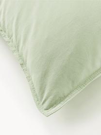 Poszewka na poduszkę z bawełny Darlyn, Szałwiowy zielony, S 40 x D 80 cm