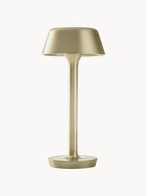 Lampada da tavolo piccola a LED e luce regolabile Firefly In The Sky, Alluminio rivestito, Dorato, chiaro, Ø 12 x Alt. 27 cm