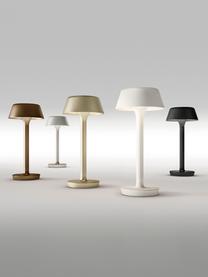Malá přenosná LED stolní lampa Firefly In The Sky, stmívatelná, Potažený hliník, Zlatá, světlá, Ø 12 cm, V 27 cm