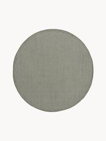 Tapis rond d'extérieur Toronto, 100 % polypropylène, Vert sauge, Ø 120 cm (taille S)