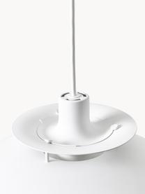 Lámpara de techo PH 5, tamaños diferentes, Pantalla: metal recubierto, Cable: cubierto en tela, Blanco, Ø 30 x Al 16 cm