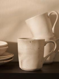 Koffiekopjes Marlee, 4 stuks, Keramiek, Crèmewit, Ø 9 x H 10 cm