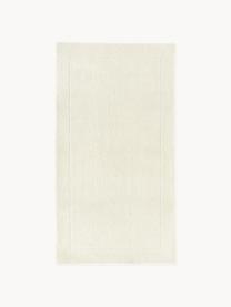 Tapis à poils ras en laine tuftée main Jadie, Blanc crème, larg. 80 x long. 150 cm (taille XS)