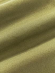 Baumwoll-Kissenhülle Rino mit Strukturmuster, 100 % Baumwolle, Olivgrün, B 45 x L 45 cm