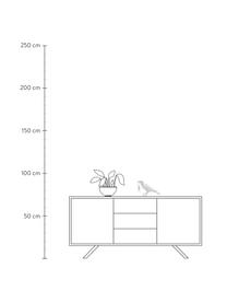 Kleine Designer LED-Tischlampe Bird, Weiss, B 30 x H 19 cm