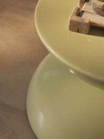 Záhradný príručný stolík Gigi, Plast, kov s práškovým náterom, Svetlozelená, Š 65 x V 35 cm