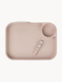 Dětský talíř Peekaboo, 100 % silikon, Světle růžová, Š 22 cm, V 5 cm