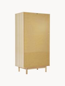 Kleiner Kleiderschrank Cassy, 2-türig, Beine: Eichenholz, massiv Dieses, Eichenholz, B 100 x H 195 cm