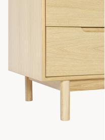 Malá šatní skříň Cassy, Dubové dřevo, Š 100 cm, V 195 cm